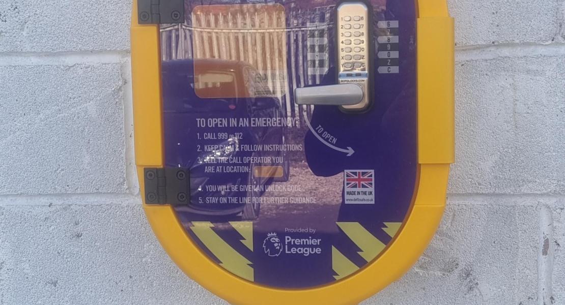 Free installation on Community Defibrillator 