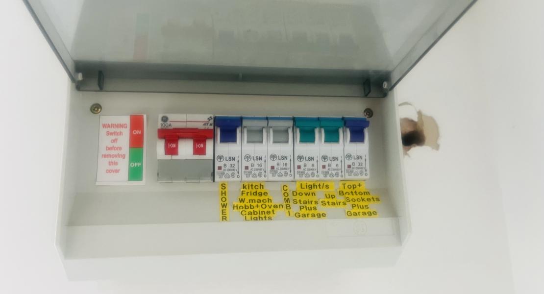 Old fuseboard with no RCD ptroection